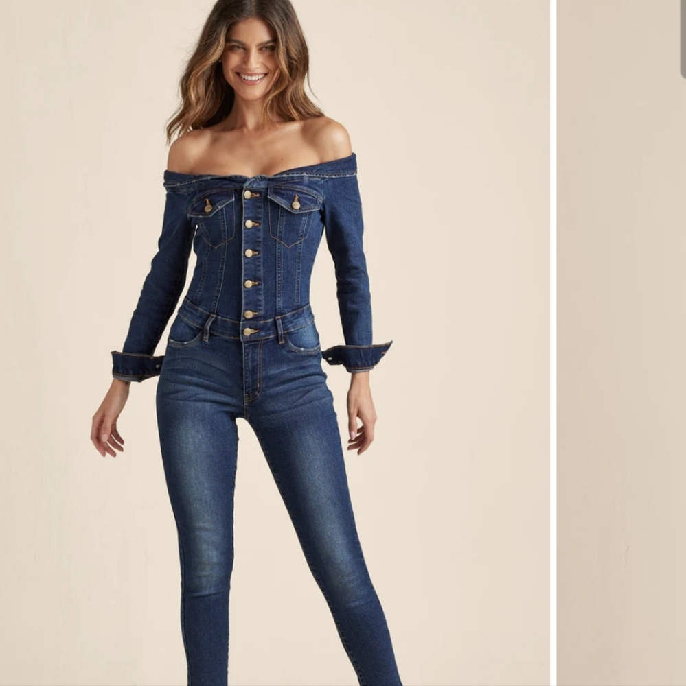 Denim jumpsuit